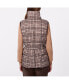 Houndstooth Anorak Vest Jacket