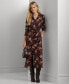 ფოტო #1 პროდუქტის Petite Belting-Print Shirtdress