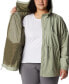 ფოტო #7 პროდუქტის Plus Size Lillian Ridge Rain Jacket