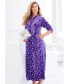 ფოტო #4 პროდუქტის Plus Size Plush Zip-Front Robe