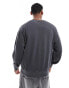 Фото #2 товара Jack & Jones super oversized sweatshirt in washed grey