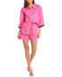 Фото #1 товара Beulah 2Pc Linen-Blend Shirt & Short Set Women's