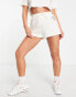 VAI21 tennis sweat shorts co-ord in cream