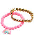 Фото #3 товара 3-Piece Rainbow Necklace & Bracelets Set One Size