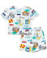 Фото #1 товара Toddler Boys Rubble Marshall Chase Baby French Terry T-Shirt and Shorts Outfit Set