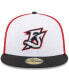Фото #3 товара Men's White Richmond Flying Squirrels Authentic Collection Alternate Logo 59FIFTY Fitted Hat