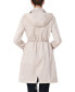 ფოტო #2 პროდუქტის Women's Bella Water Resistant Hooded Anorak Coat