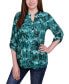 ფოტო #1 პროდუქტის Women's Y Neck Top