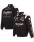 ფოტო #1 პროდუქტის Men's Black Kyle Busch Cheddar's Twill Uniform Full-Snap Jacket