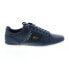 Фото #2 товара Lacoste Chaymon 0120 1 CMA Mens Blue Leather Lifestyle Sneakers Shoes