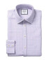 Фото #1 товара Charles Tyrwhitt Non-Iron Twill Check Slim Fit Shirt Men's