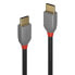 Фото #5 товара Lindy 1m USB 2.0 Type C Cable - Anthra Line - 1 m - USB C - USB C - USB 2.0 - 480 Mbit/s - Black - Grey