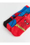 Фото #3 товара Spiderman Desenli Erkek Çocuk Soket Çorap 3'lü