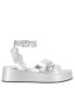 Фото #2 товара Women's Faye Scalloped Buckle Flatform Sandals