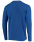 ფოტო #3 პროდუქტის Men's Royal Buffalo Bills Maverick Thermal Henley Long Sleeve T-shirt