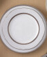 Charlotta Platinum 4 Piece 9'' Scalloped Accent Plates Set, Service for 4