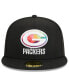 Фото #6 товара Men's Black Green Bay Packers 2023 NFL Crucial Catch 59FIFTY Fitted Hat