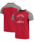 Фото #1 товара Men's Cardinal, Gray Arizona Cardinals Field Goal Slub T-shirt