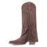 Dingo Spirit Trail Studded Snip Toe Cowboy Womens Brown Casual Boots DI199-200