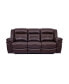 Marcel 91" Leather in Manual Reclining Sofa