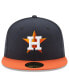 Фото #4 товара Men's Navy Houston Astros 2022 Postseason Road Side Patch 59FIFTY Fitted Hat