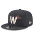 Big Boys and Girls Graphite Washington Nationals City Connect 9FIFTY Snapback Adjustable Hat