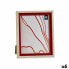 Фото #1 товара Фото рамка Стеклянный Красный Деревянный Коричневый Пластик (24 x 2 x 29 cm) (6 штук)