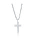 Stainless Steel Polished Cross Necklace