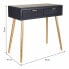 Hall Table with Drawers Alexandra House Living Grey Golden MDF Wood 41 x 78 x 82 cm