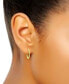 ფოტო #2 პროდუქტის Polished Oval Small Hoop Earrings, 15mm, Created for Macy's