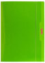 Herlitz Teczka A4 z gumką zielony Color Blocking (174043)