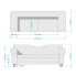 Sofa York (3-Sitzer) Samt