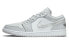 Кроссовки Nike Air Jordan 1 Low White Camo (Серый)