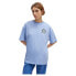 ფოტო #1 პროდუქტის HUGO Oversized 1 10262158 BLUE short sleeve T-shirt