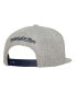 Фото #3 товара Men's Heather Gray Denver Nuggets Hardwood Classics 2.0 Snapback Hat