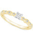 Фото #1 товара Diamond Princess Engagement Ring (3/8 ct. t.w.) in 14k Gold