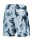 ფოტო #4 პროდუქტის Men's Royal Philadelphia 76ers Fleece Tie-Dye Shorts