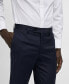 ფოტო #3 პროდუქტის Men's Stretch Fabric Suit Pants