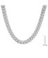 ფოტო #2 პროდუქტის Men's Stainless Steel 24" Miami Cuban Link Chain with 12mm Box Clasp Necklaces