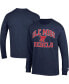 Фото #1 товара Men's Navy Ole Miss Rebels High Motor Long Sleeve T-shirt