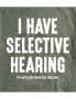 ფოტო #4 პროდუქტის Hybrid Apparel Selective Hearing Men's Short Sleeve Tee