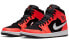 Фото #4 товара Jordan Air Jordan 1 Mid 中帮 复古篮球鞋 男款 红外线 / Кроссовки Jordan Air Jordan 554724-061