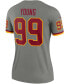Фото #4 товара Women's Chase Young Gray Washington Football Team Inverted Legend Jersey