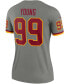 ფოტო #4 პროდუქტის Women's Chase Young Gray Washington Football Team Inverted Legend Jersey