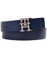 Men's TH Logo Plaque Buckle Belt