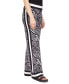 ფოტო #7 პროდუქტის Women's Zebra-Print Wide-Leg Pants