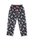 ფოტო #2 პროდუქტის Boys Joe Cool Snoopy Character Tossed Print Sleep Pajama Pants