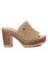 Фото #1 товара Women's Heeled Jute Platform Sandals By