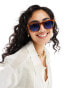 Фото #3 товара Spitfire cut ninety one square sunglasses in tort with blue lens