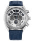 ფოტო #1 პროდუქტის Millennium Falcon Blue Leather Strap Watch 44mm